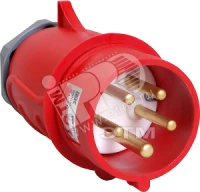 Вилка переносная ССИ-015 16А-6ч/200/346-240/415В 3Р+РЕ+N IP44 MAGNUM ИЭК
