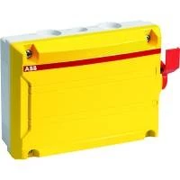 Выкл в боксе с доп, контактом 6р 16А IP65 BWS616Y TPN