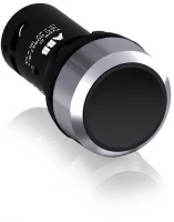 Кнопка CP1-30B-11 черная без фиксации 1НО+1HЗ