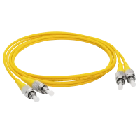 Патч-корд оптический LANMASTER, LSZH, дуплексный, FC/APC-FC/UPC, SM, 3.0 м