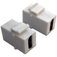 Модуль Keystone, HDMI, мама-мама, 180 градусов, белый