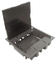 Efapel 83008 CAT Люк - 16 модулей (8 розеток 45х45мм), антрацит