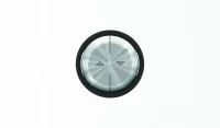 Клавиша для механизма выключателя жалюзи 8144 и 8144,1, серия SKY Moon, кольцо чёрное стекло