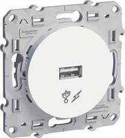 USB розетка бел ODACE