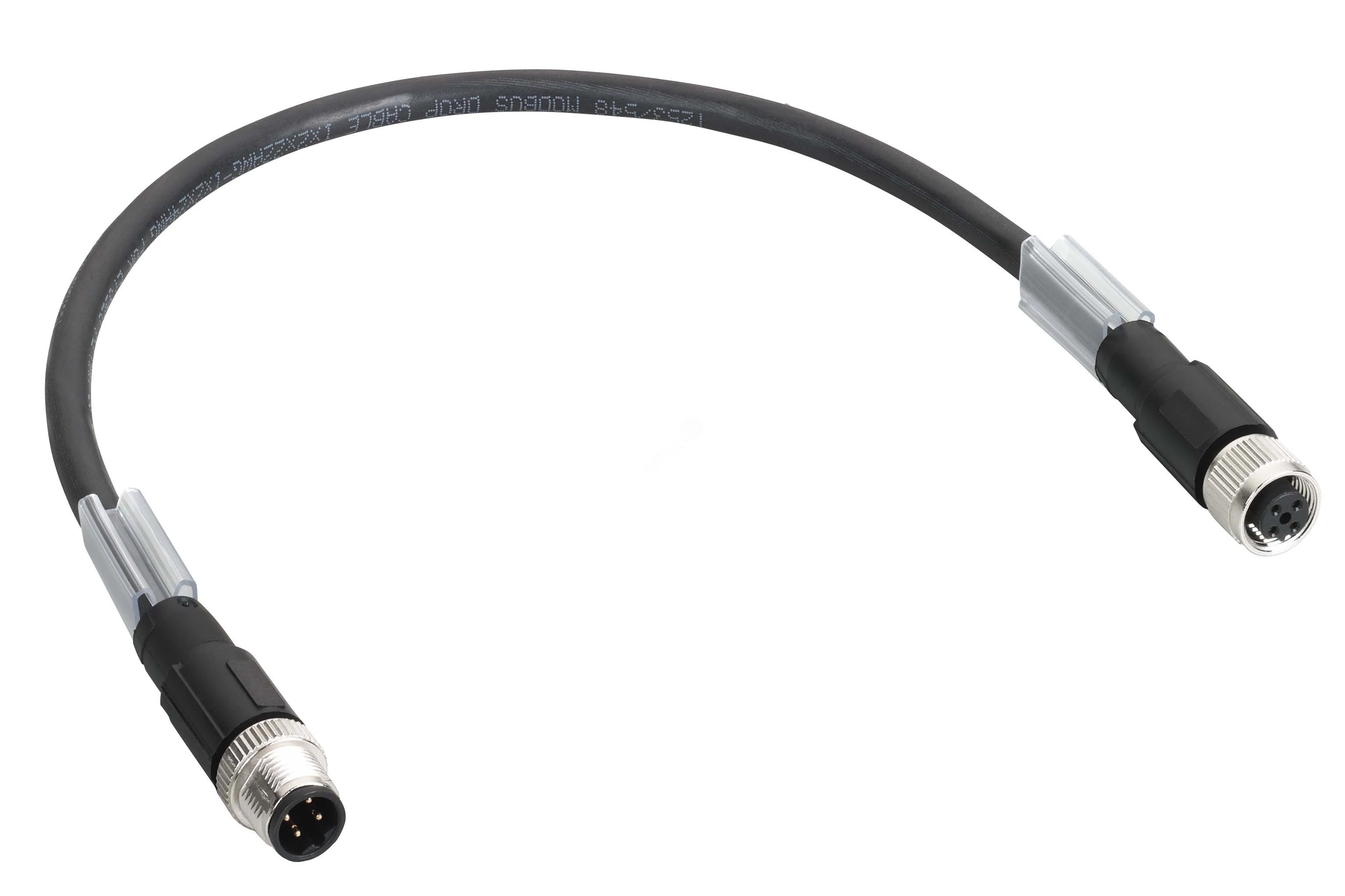 Шина ТМ7, прямой M12-B 4pin, Male-Female, 1м