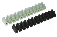 Клеммная колодка Полипропилен черная, 12p, 85°C, 450V, 101A, 25мм.кв