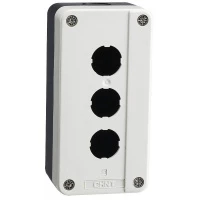 Корпус для кнопок NP2 3 места NP2-B03 (CHINT)