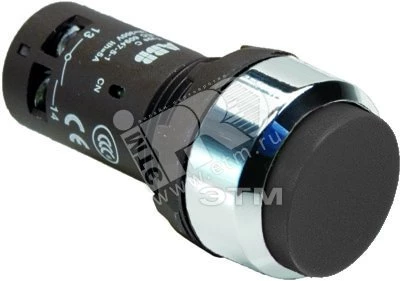Кнопка CP3-30B-01 черная без фикс 1HЗ