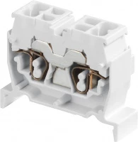 Клемма DS2,5/10.4L пружинная 2.5мм.кв. серая, мини, DIN3