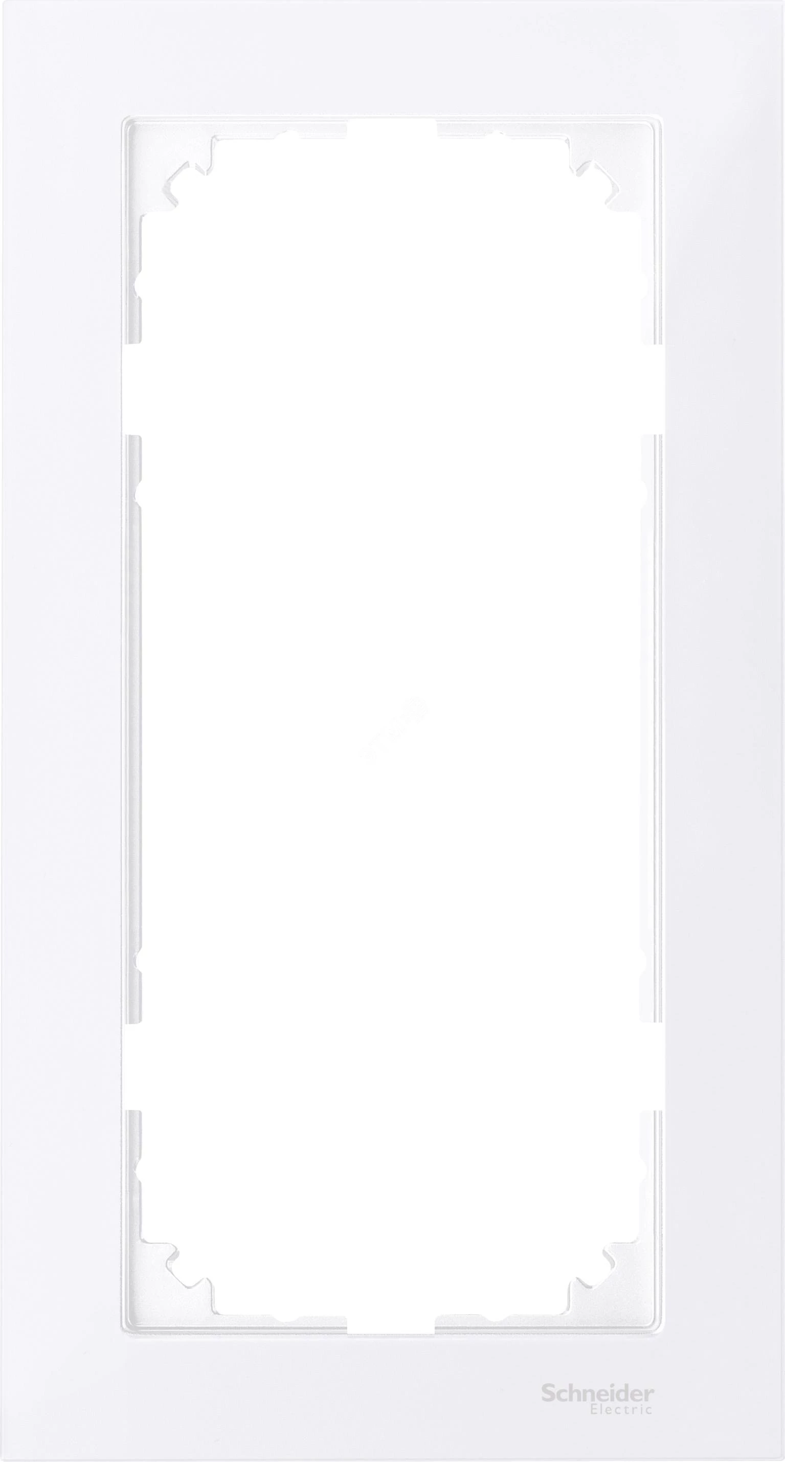 M-Pure 2-постовая рамка без перегородки, бриллиантовый белый