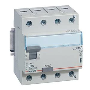 УЗО четырехполюсное TX3 4П 25A 30MA -AC