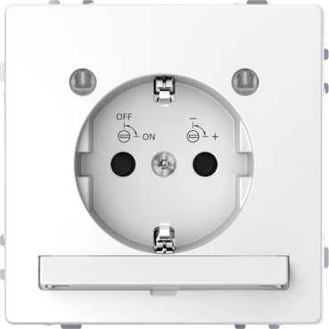 D-Life РОЗЕТКА 16А с з/к и LED модулем, БЕЛ. ЛОТОС , SD