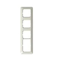 Рамка 4-постовая, 1 пост 2Schuko + 3 поста Schuko, серия Jussi, белый ABB
