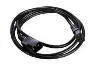 Шнур питания с заземлением IEC 60320 C13/IEC 60320 C14, 10 А / 250 В (3 × 1,0), длина 3 м