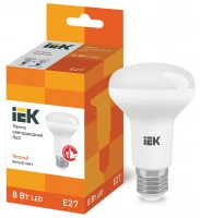 Лампа светодиодная ECO R63 рефлектор 8Вт 230В 3000К E27 IEK