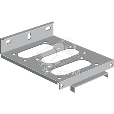 Фланец OEZXP340C, 400x330(фланец3) с вытянутыми отверстиями для рубильников в металлическом боксе