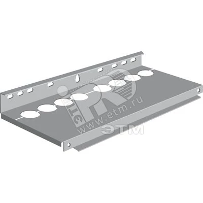 Фланец OEZXP38R, 800x330(фланец5) с круглыми отверстиями для рубильников в металлическом боксе
