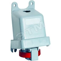 Розетка накладная для монтажа на поверхность 332RS6W, 32A, 3P+E, IP67, 6ч