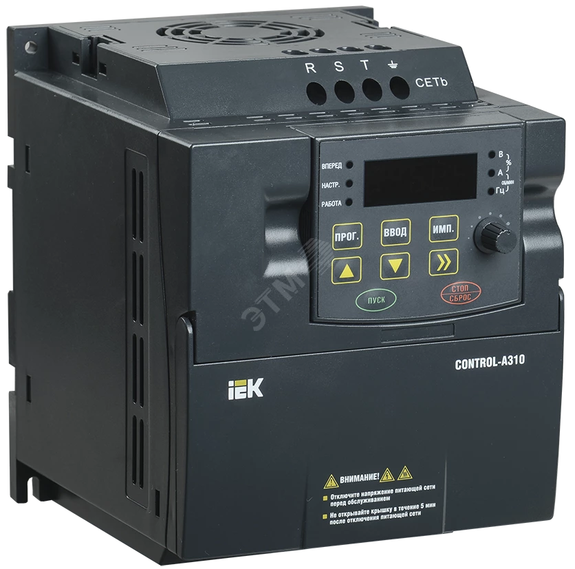 Преобразователь частоты CONTROL-A310 380В, 3Ф 2,2 kW 5,1A IEK