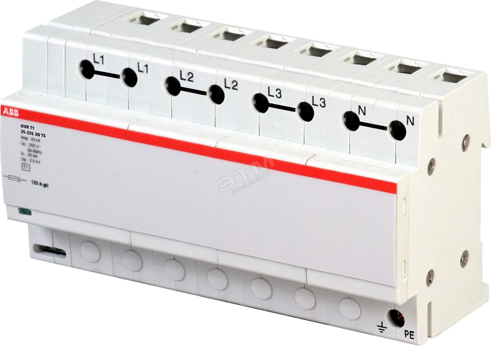 Ограничитель перенапряжений OVR T1 4L 25 255 TS