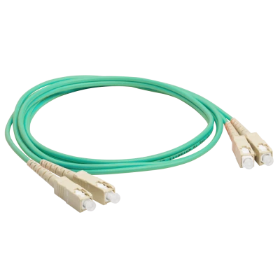 Патч-корд оптический LANMASTER, дуплексный, SC/PC-SC/PC, OM3, LSZH, 5.0 м