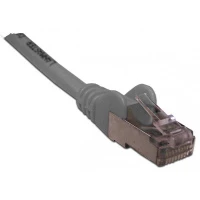Патч-корд LANMASTER LSZH FTP кат.6, 10 м, серый