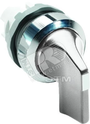 Переключатель M2SS6-20U (длинная ручка) серый 2-х позиционный бе з подсветки (только корпус) 45# с возвратом