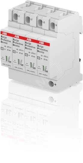 Ограничитель перенапряжений УЗИП OVR T2 4L 40-275 P QS ABB 2CTB803873R5600