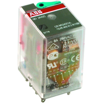 Реле CR-M024DC4L 24B DC 4ПК (6A), СИД индикация