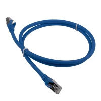 Патч-корд LANMASTER LSZH FTP кат.6A, 1.0 м, синий