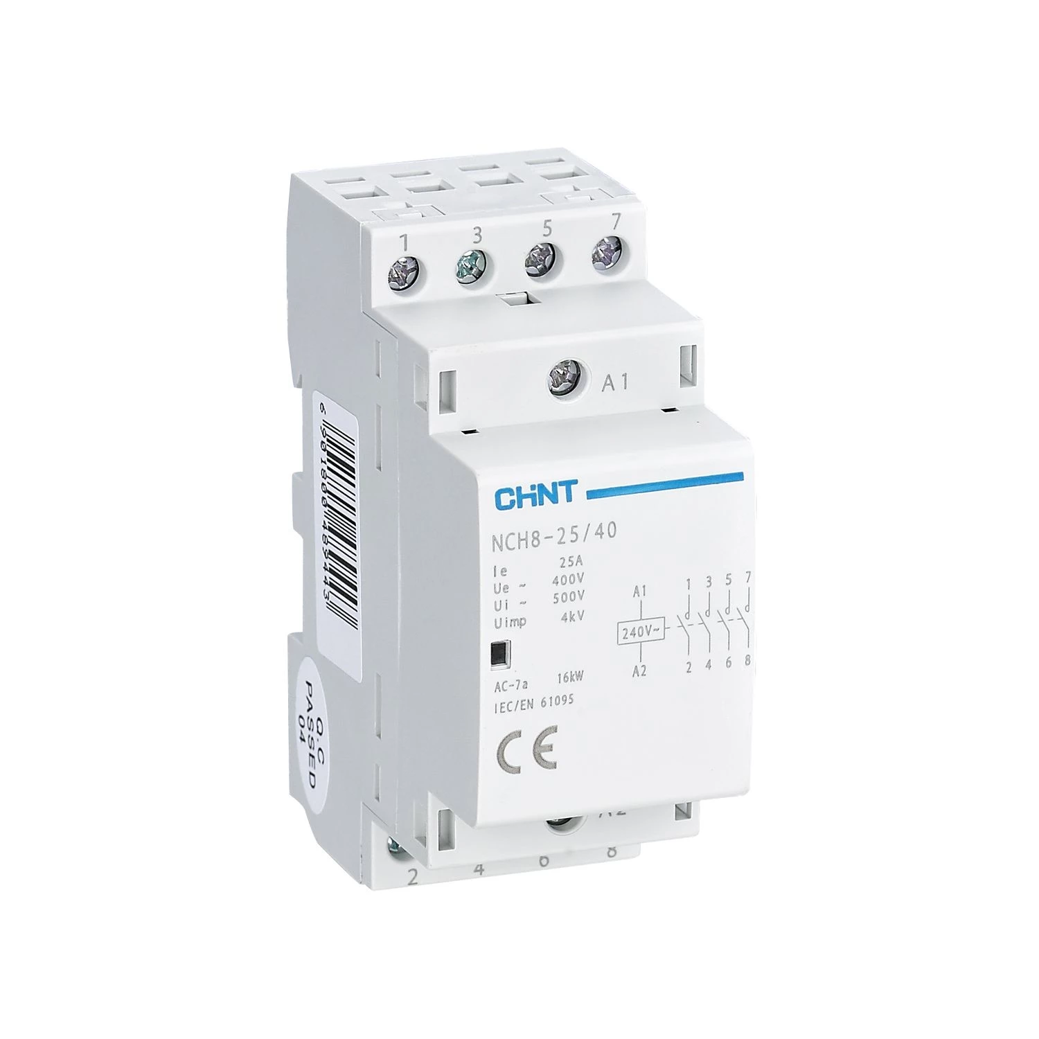 Контактор модульный с ручн. упр. NCH8-40M/31 AC220-240V 50/60Hz (R) (CHINT)