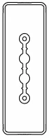 Секция прямая 2+0 точек отв. L=3000мм Cu 2P 40A, код LTC40ASP41AA300