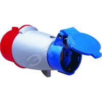 Адаптер 216SCHUKO, IEC/Schuko 16A, 2P+E, IP44