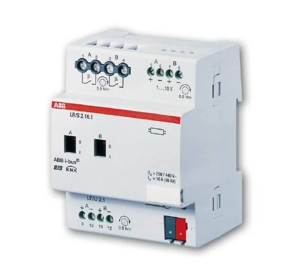 LR/S2,16,1 Светорегулятор ЭПРА 1-10B с контролем освещённости, 2-канальный, 16A