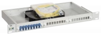 ITK 1U кросс укомплектованный: SC (Simplex) 6шт; (OS2)