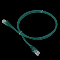 Патч-корд LANMASTER LSZH UTP кат.5e, 1.0 м, зеленый