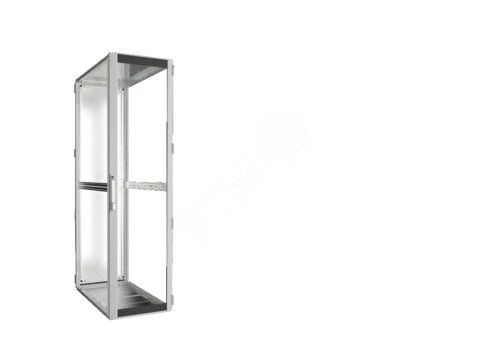 TS IT Шкаф  600х2200х1000 с обзорной и стальной дверью, без 19", IP55