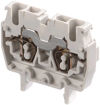 Клемма DR2,5/5,N,2L пружинная, 2,5мм,кв, синяя, мини, DIN2
