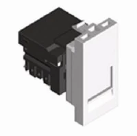 Адаптер с RJ-45 кат.6 UTP (22,5х45), белый (45978 SBR)