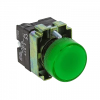 Лампа сигнальная BV63 зеленая EKF PROxima