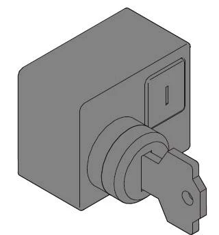 Блокировка выключателя в разомкнутом состоянии MOL-S T6 >KEY LOCK EQUAL N,20008