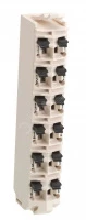 КЛЕММНЫЕ КОЛОДКИ-6 КОНТАКТОВ-24В= БЕЛЫЙ