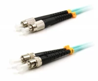 Патч-корд оптический LANMASTER, дуплексный, FC/PC-ST/PC, OM3, LSZH, 2.0 м