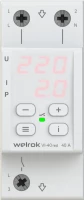 Реле напряжения c контролем тока Welrok VI-40 red