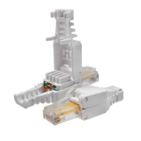 Коннектор 8P8C U/UTP Cat.5e (RJ-45) безынструментальный