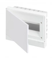 Бокс в нишу 12М белая дверь Basic E (с клеммами)