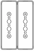 Секция прямая шинопровод 2+2 точек отвода L=3000мм Cu 2P+2P40A