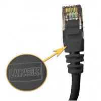Патч-корд LANMASTER LSZH UTP кат.5e, 7.0 м, черный