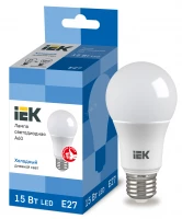 Лампа светодиодная ECO A60 шар 15Вт 230В 6500К E27 IEK