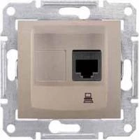 Компьютерная розетка, титан SDN4300168
